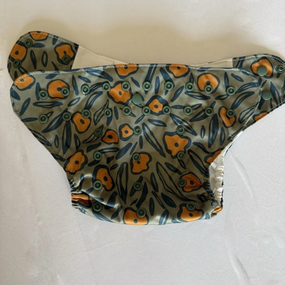 Lot of 10 Kinder Cloth Diaper Covers One Size Snap Covers Reusable Baby Diaper